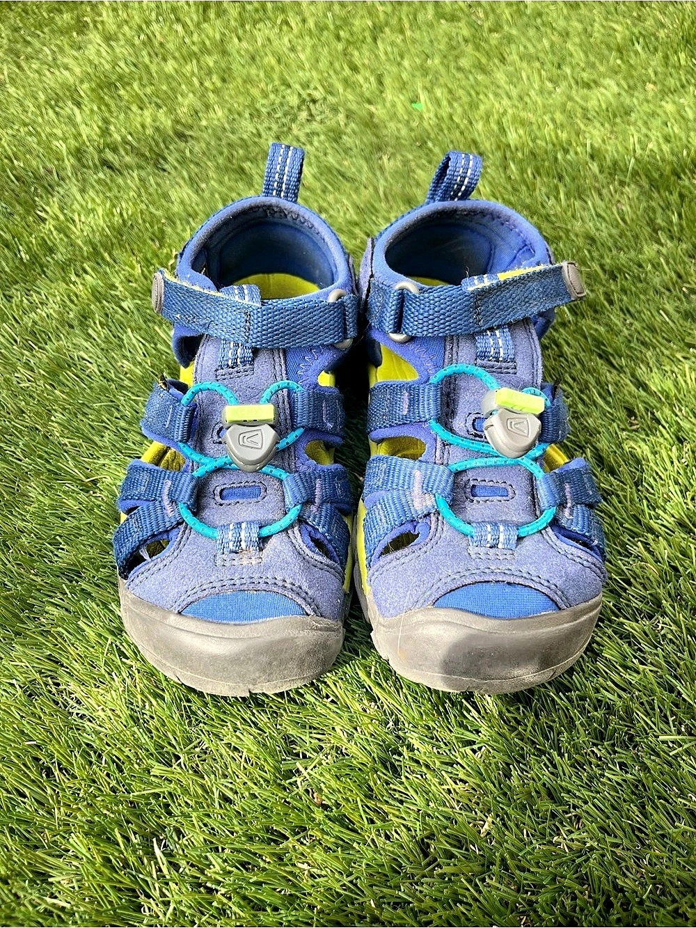 Keen Seacamp II CNX Water Sandals Kids Blue & Yellow